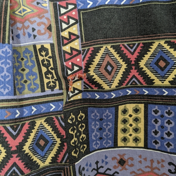 Vintage Western Bohemian Desert Button Down Sz S - Picture 9 of 10